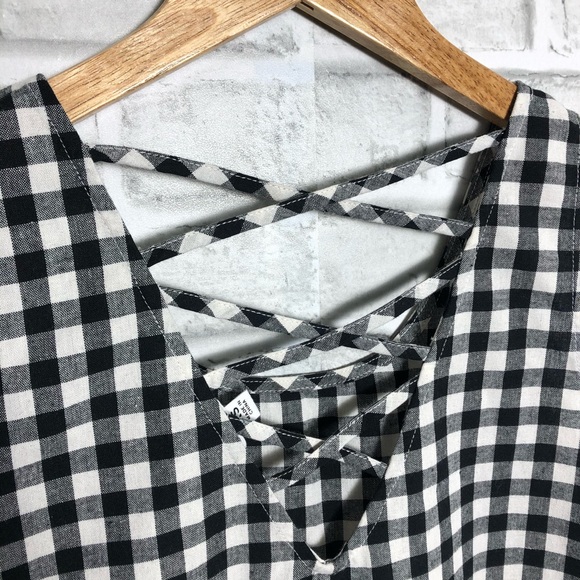 JACK by BB Dakota Gingham Print Top XS - Picture 5 of 10
